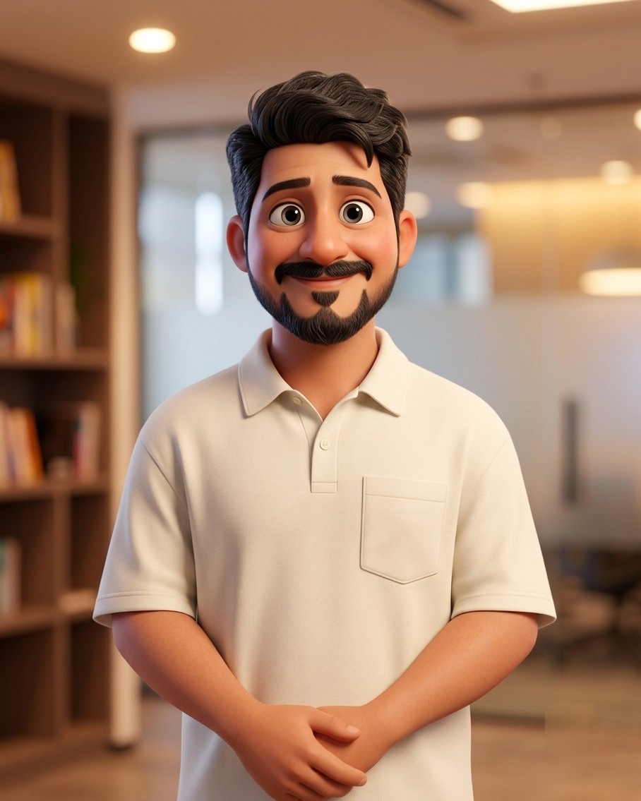 Ankit Dhiman, animated